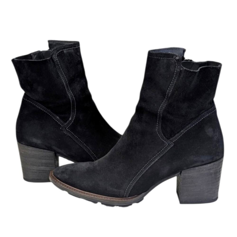 Paul Green Diedra Booties GUC $450 Size UK 6.5 US 9    S3712